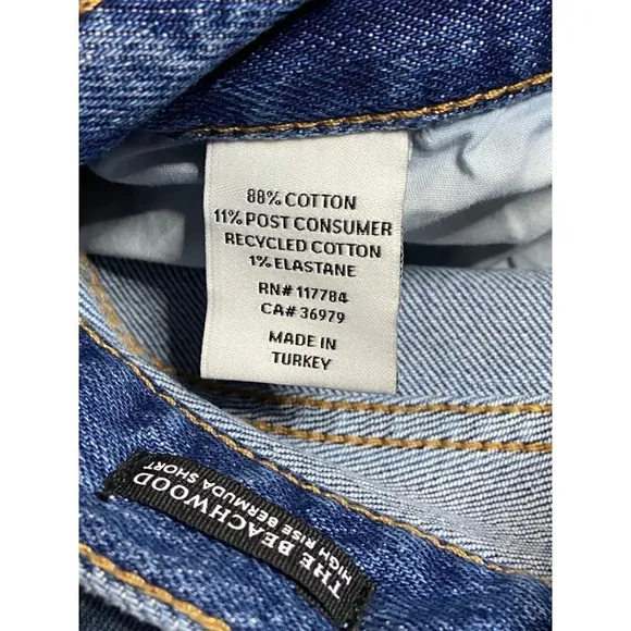 NWT The Rails Beachwood Bermuda Jean Shorts-sz 24
