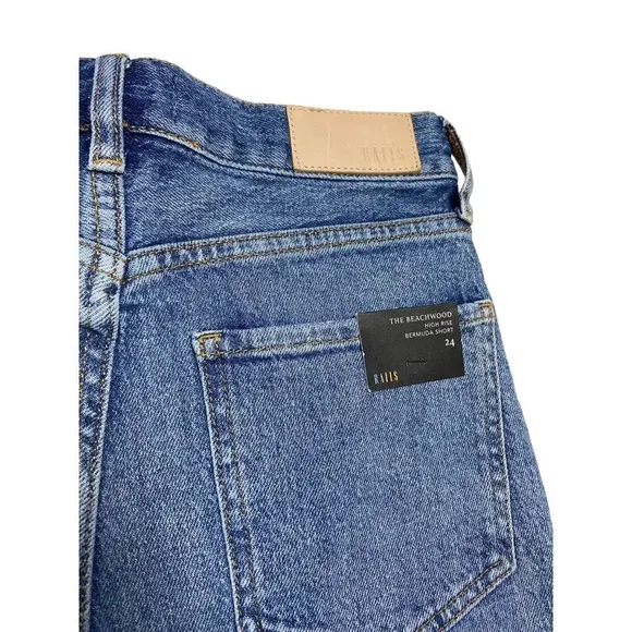 NWT The Rails Beachwood Bermuda Jean Shorts-sz 24