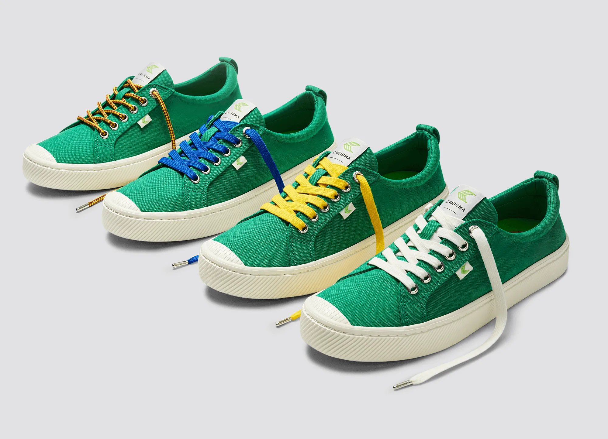 OCA Low Green Canvas Sneaker Women
