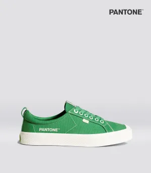 OCA Low Pantone Greenbriar Canvas Contrast Thread Sneaker Men