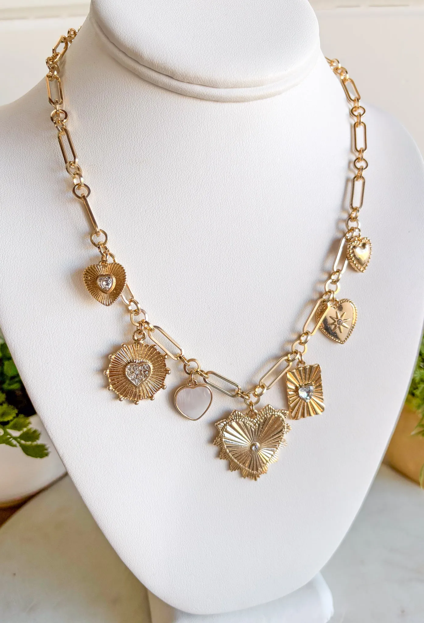 Oh My Heart Charm Necklace