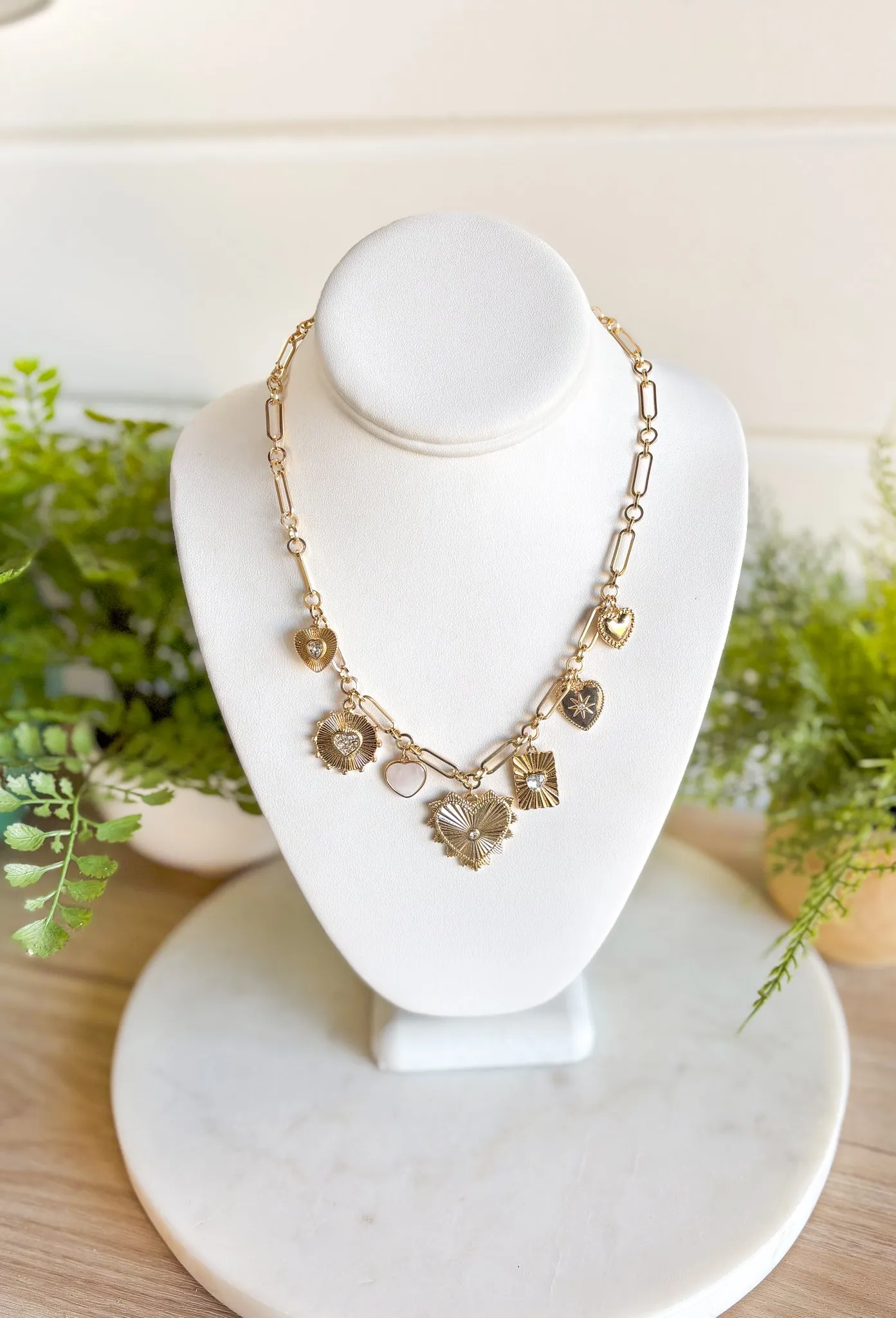 Oh My Heart Charm Necklace