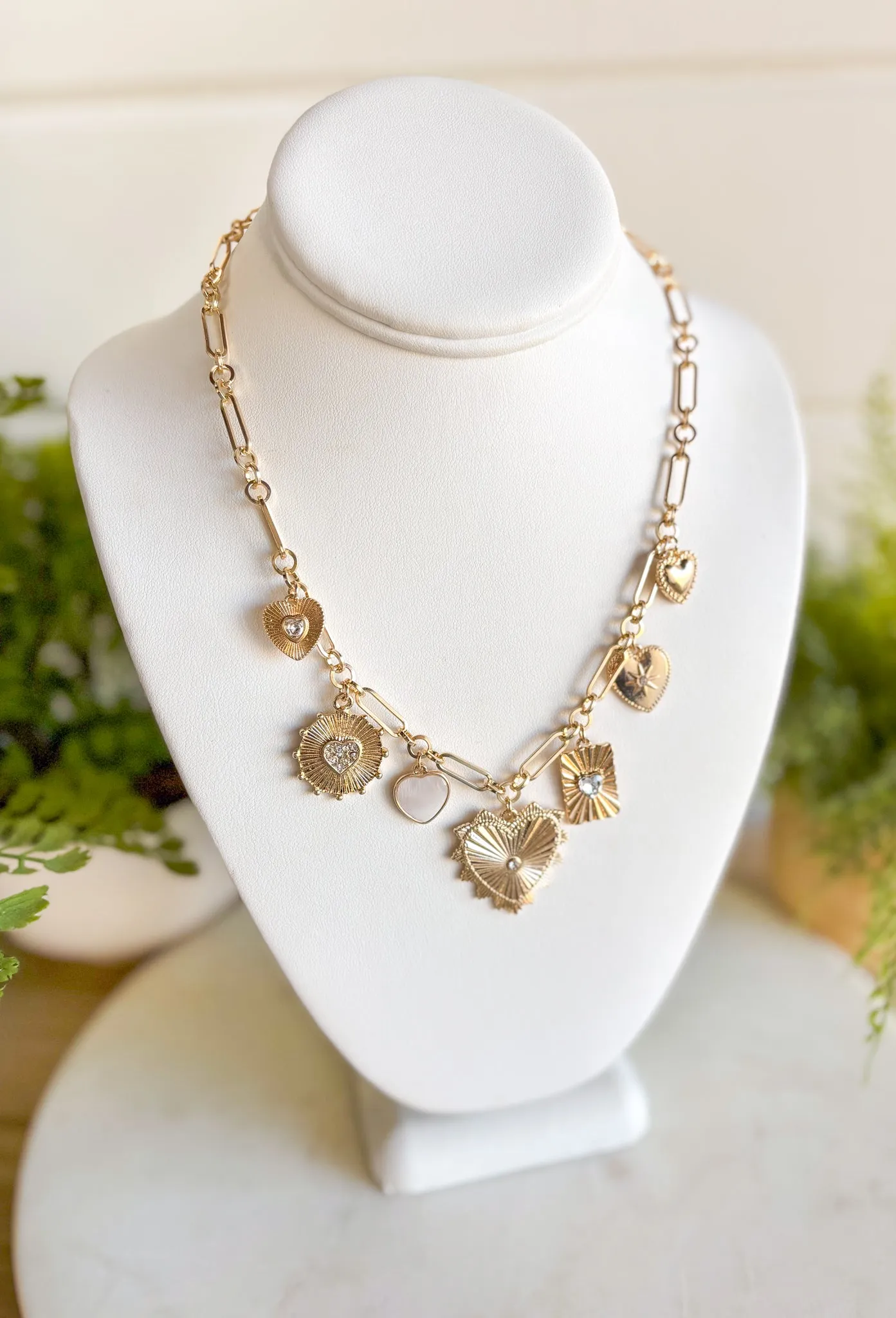 Oh My Heart Charm Necklace