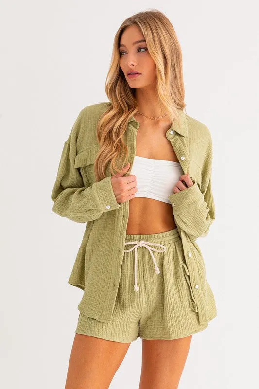 Olive Shorts
