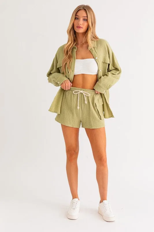 Olive Shorts