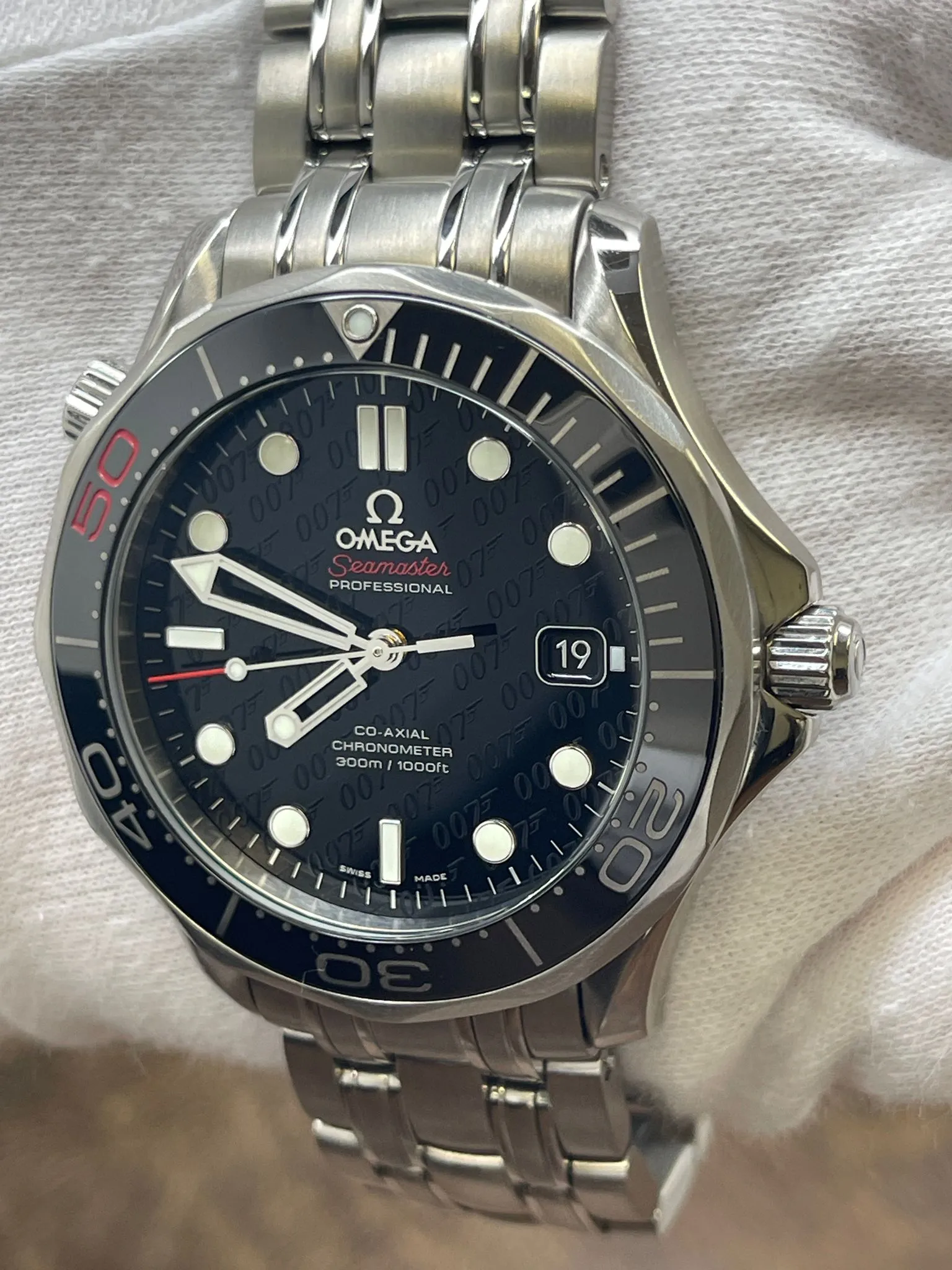 Omega Seamaster 007 James Bond 50th Ann 212.30.41.20.01.005 Black Dial Automatic Men's Watch