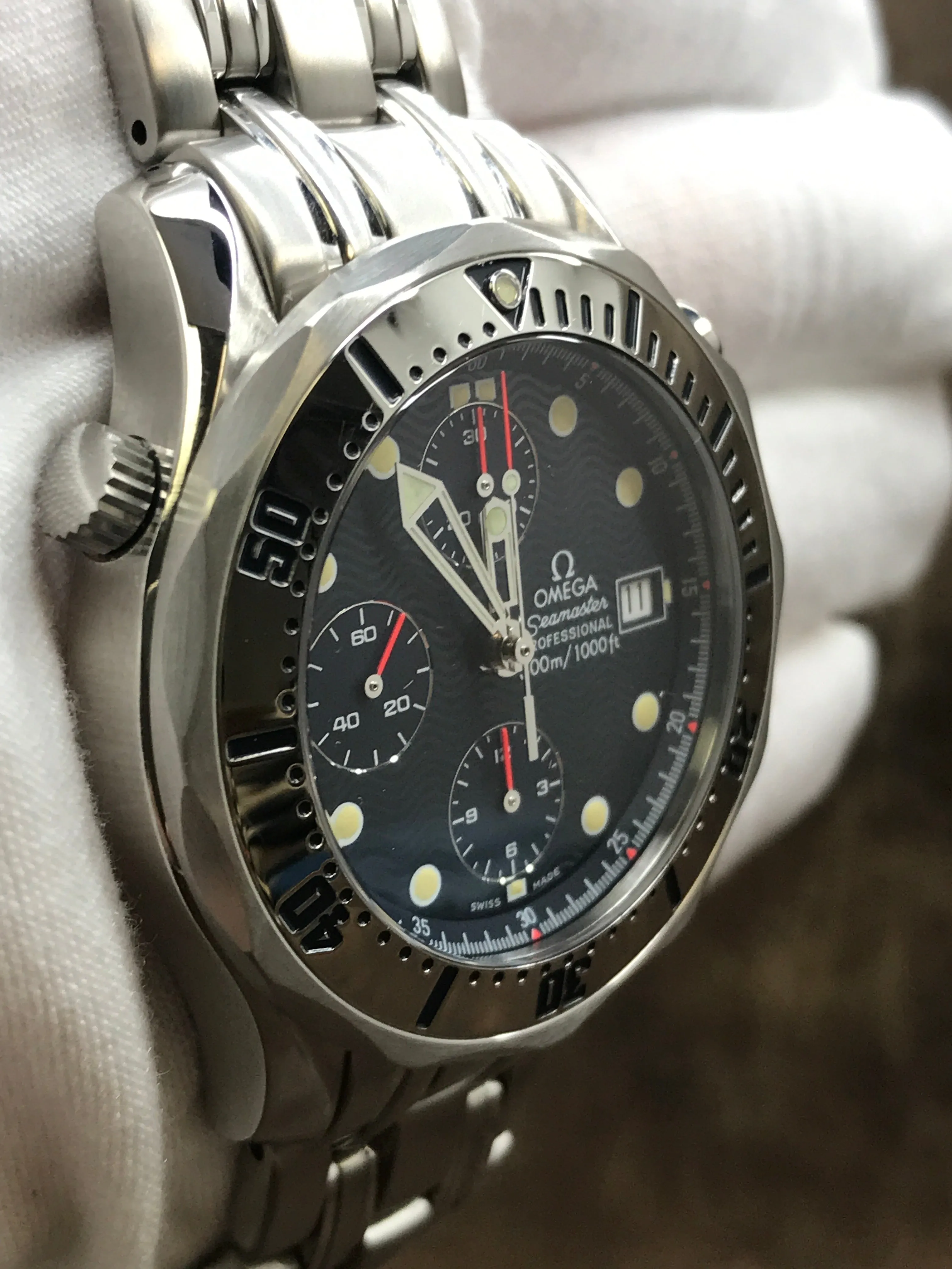 Omega Seamaster 2598.80.00 Blue Dial Automatic  Men's Watch