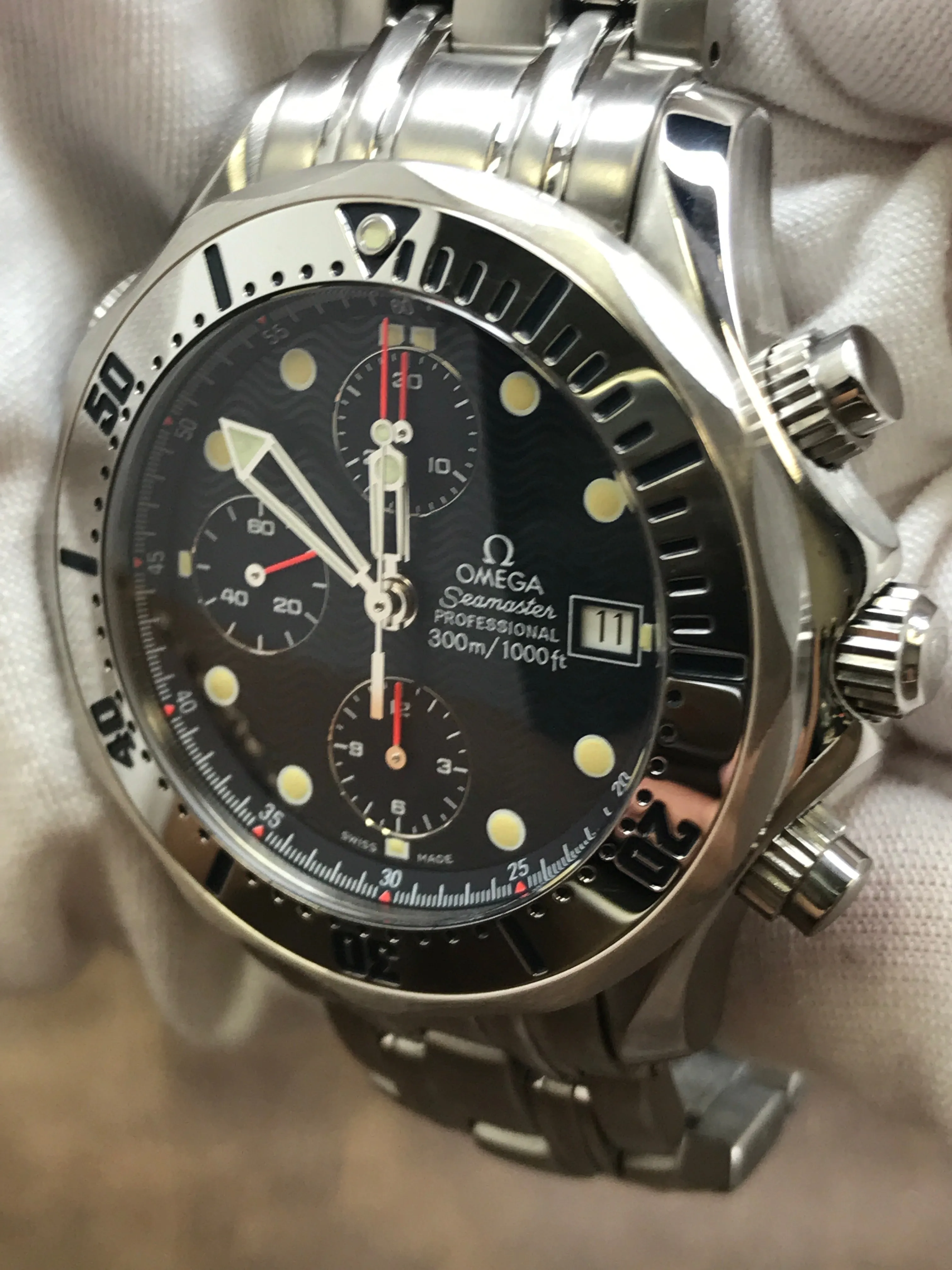 Omega Seamaster 2598.80.00 Blue Dial Automatic  Men's Watch