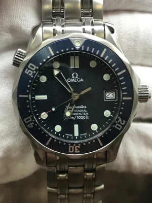 Omega Seamaster 300m 2551.80.00 Blue Wave Dial Automatic Watch