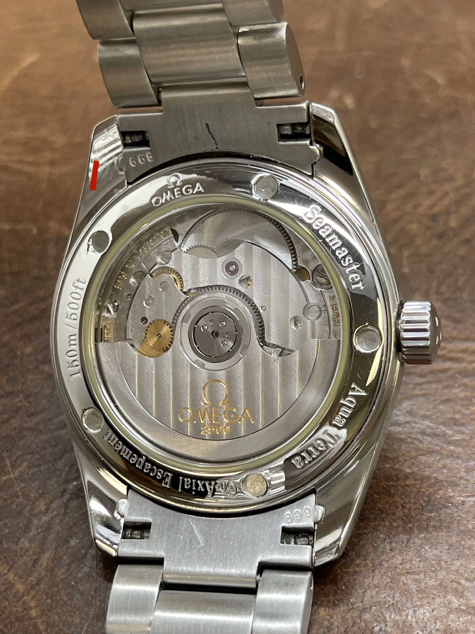 Omega Seamaster 36mm 2504.75 White MOP Diamond Dial Automatic Women's Watch