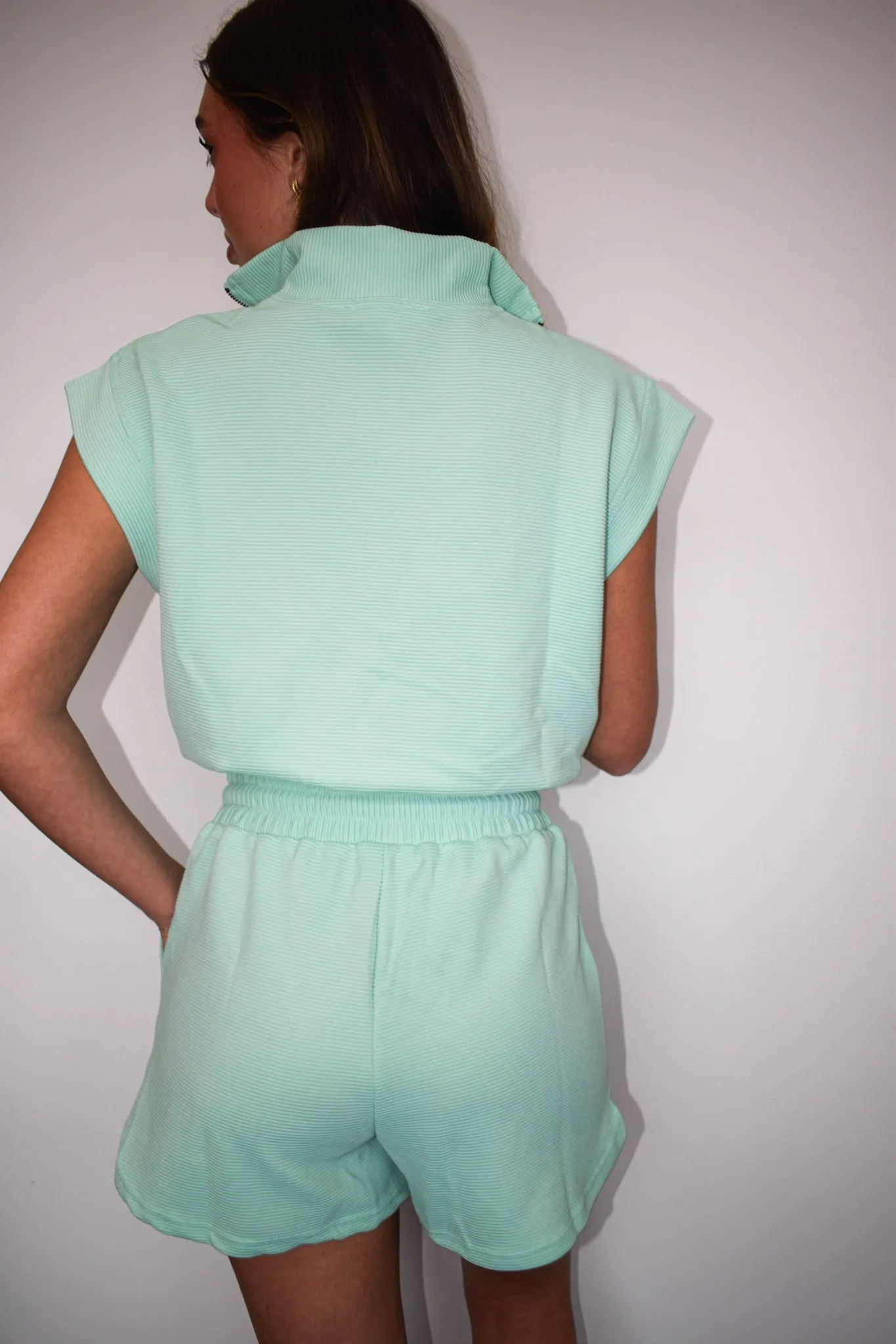 On The Go Zip Up Romper