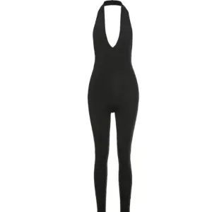One piece v-neck jumpsuit