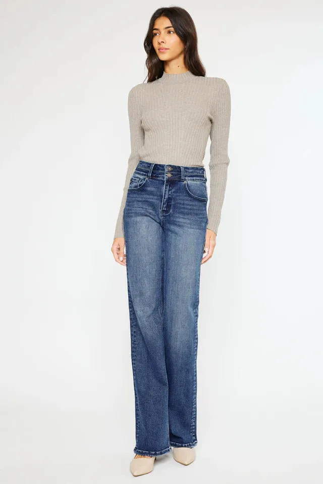 Onyx Ultra High Rise Wide Flare Jeans