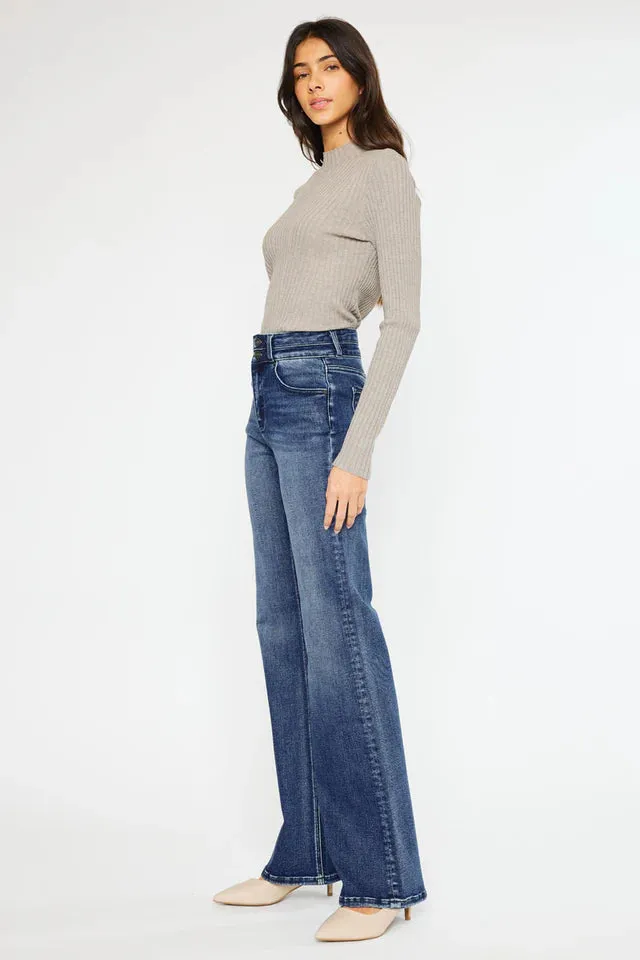 Onyx Ultra High Rise Wide Flare Jeans
