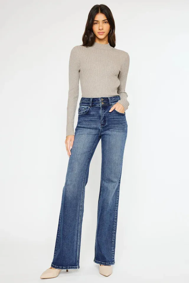 Onyx Ultra High Rise Wide Flare Jeans