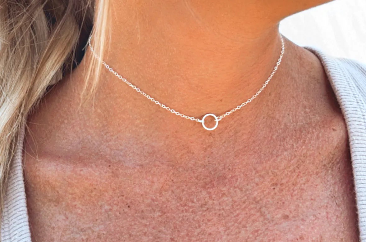 Open Circle Choker