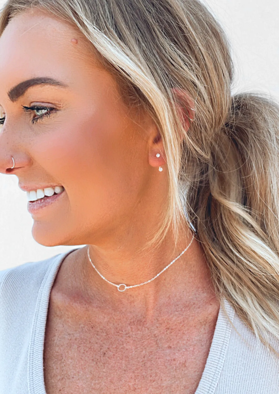Open Circle Choker