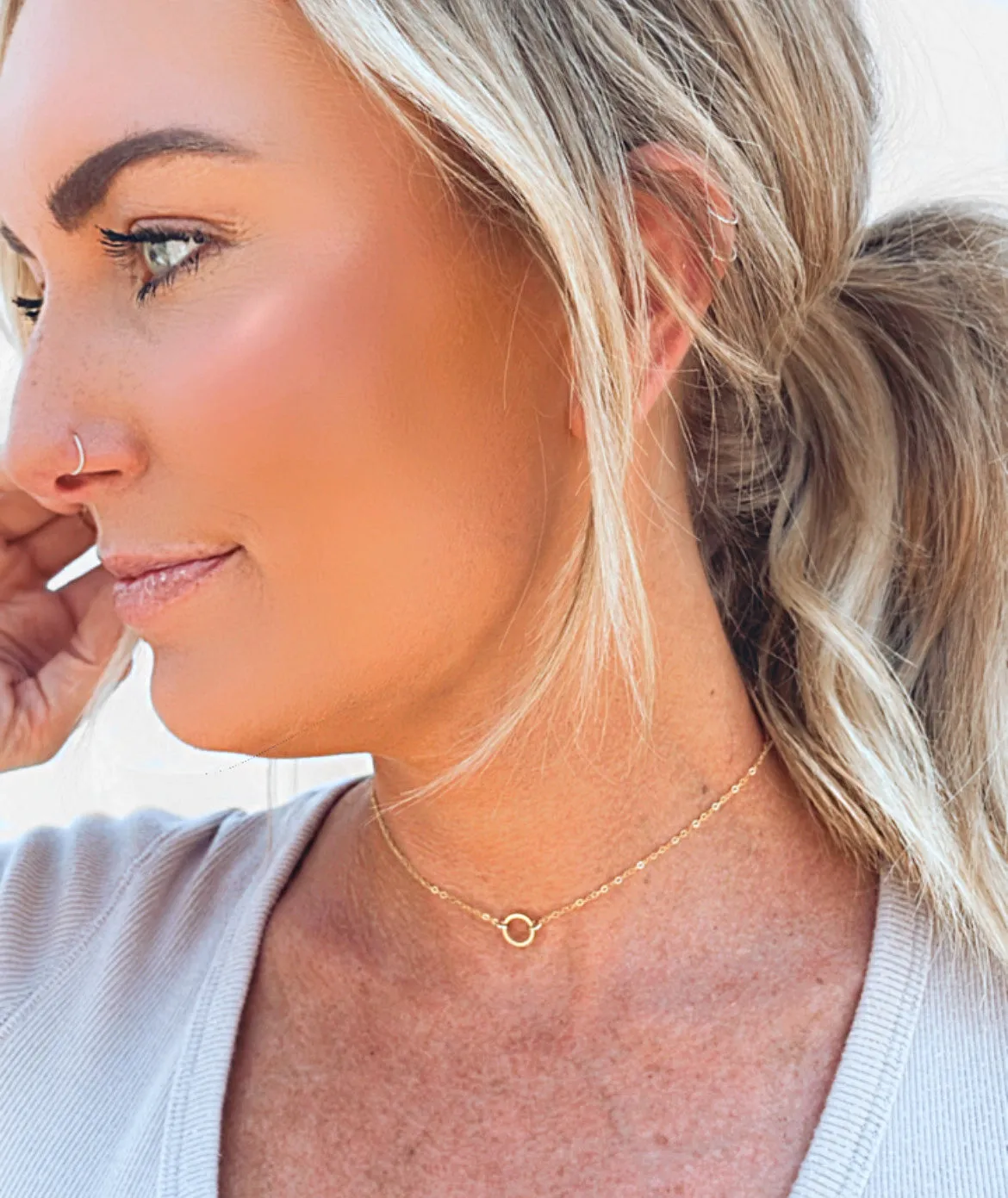 Open Circle Choker