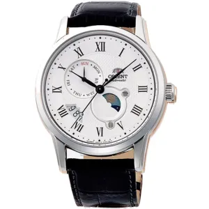 Orient Automatic Sun Moon Leather Casual Watch RA-AK0008S10B RA-AK0008S