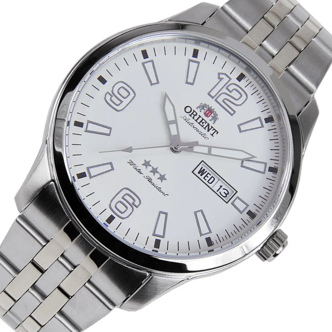 Orient Mechanical 3 Stars SAB0B006WB AB0B006W White Dial Casual Watch