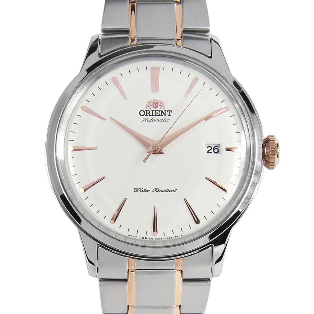 Orient Mechanical Bambino RA-AC0004S RA-AC0004S10B Two Tone Dress Watch