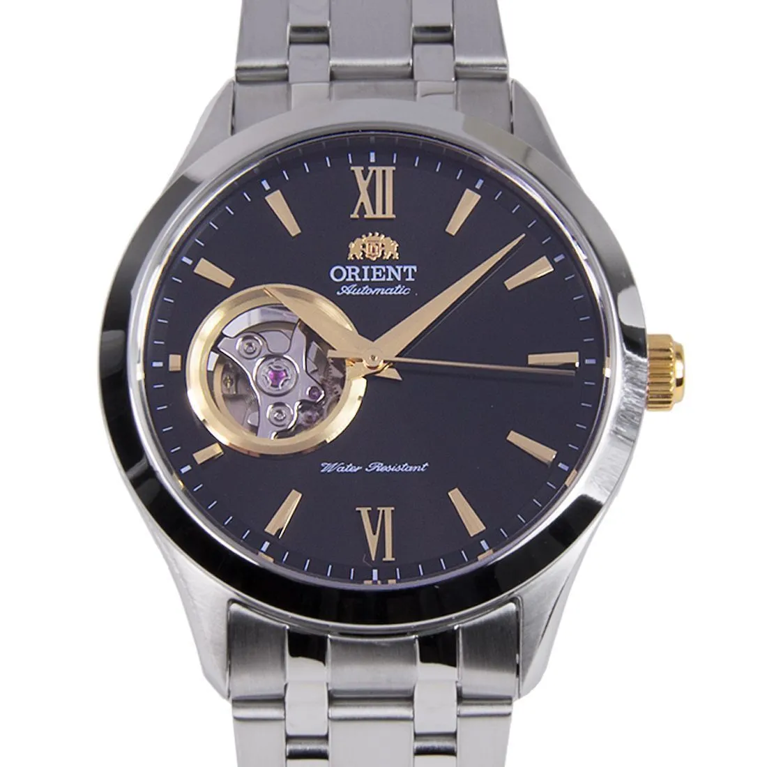 Orient Mechanical Black Open Heart Dial FAG03002B0 AG03002B Casual Watch