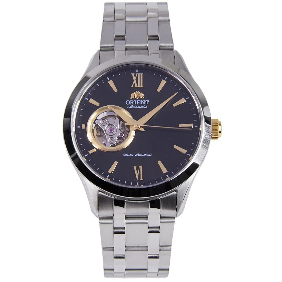 Orient Mechanical Black Open Heart Dial FAG03002B0 AG03002B Casual Watch