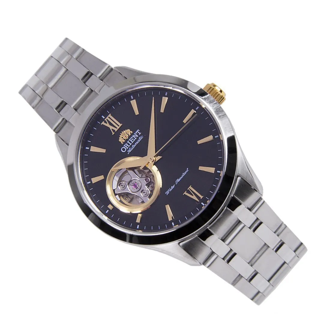 Orient Mechanical Black Open Heart Dial FAG03002B0 AG03002B Casual Watch