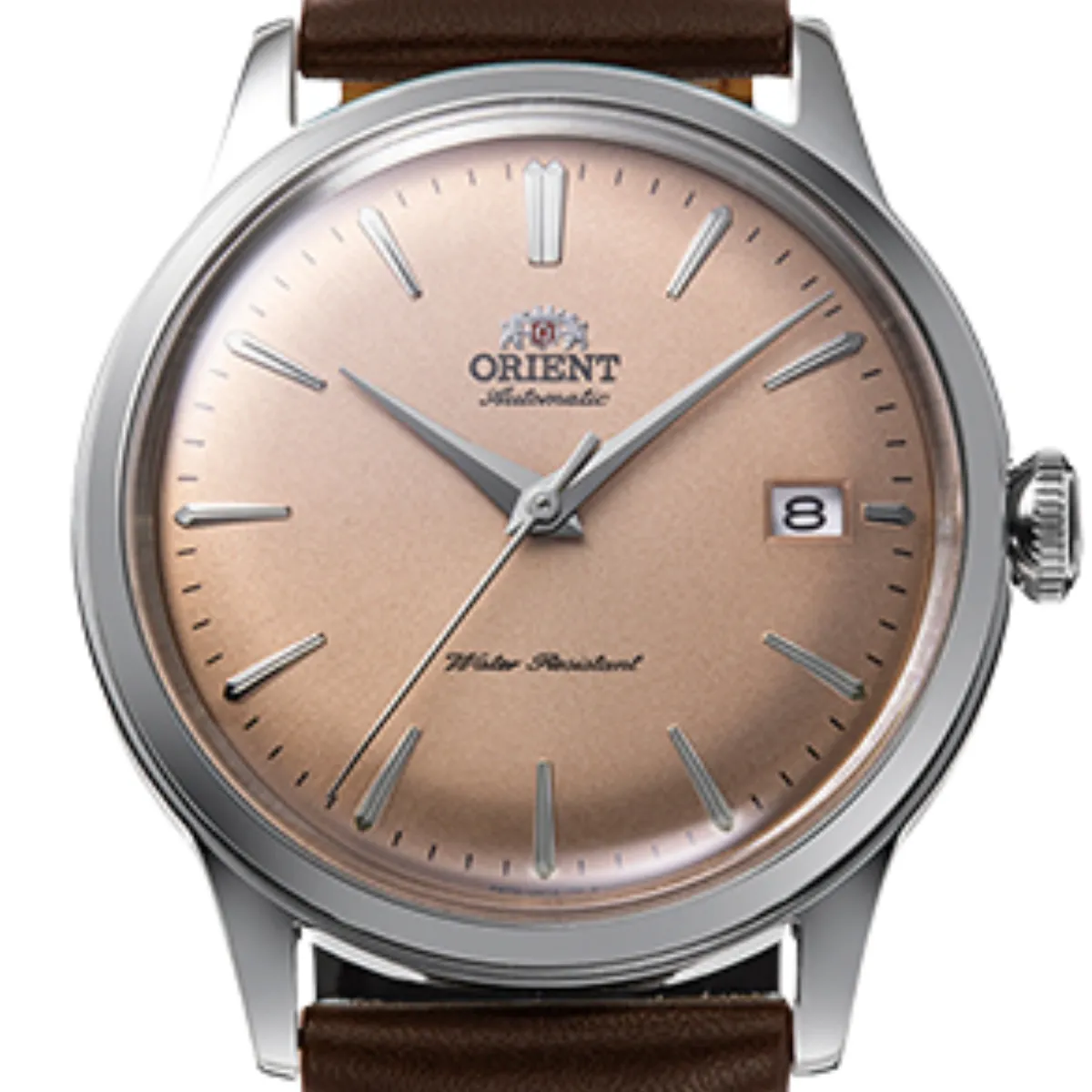 Orient RA-AC0M15Y Bambino Limited Edition Copper Dial Mechanical Leather Watch