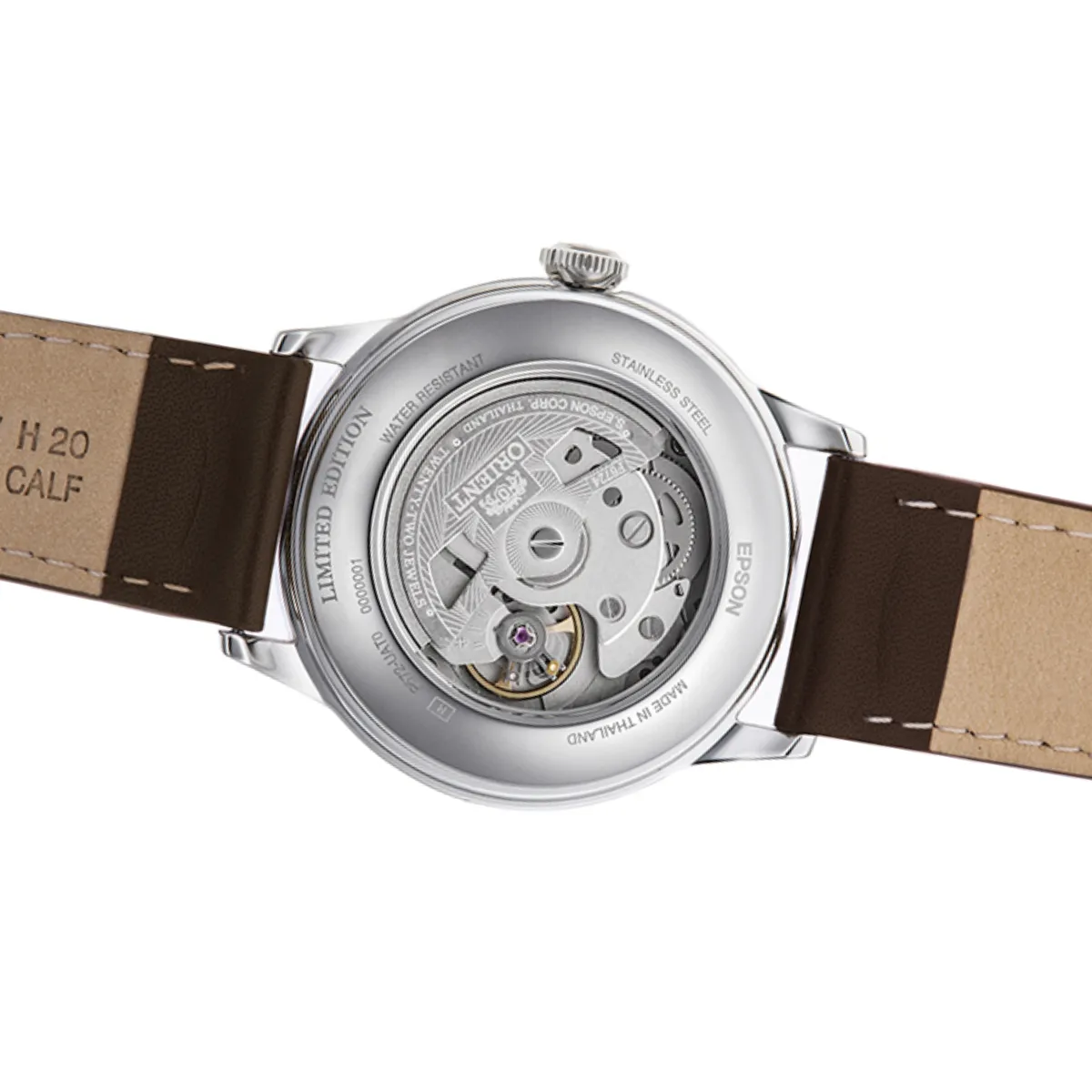 Orient RA-AC0M15Y Bambino Limited Edition Copper Dial Mechanical Leather Watch
