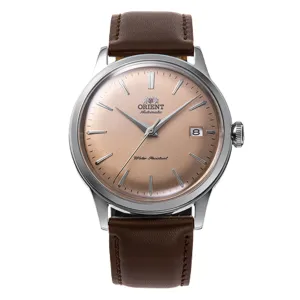 Orient RA-AC0M15Y Bambino Limited Edition Copper Dial Mechanical Leather Watch