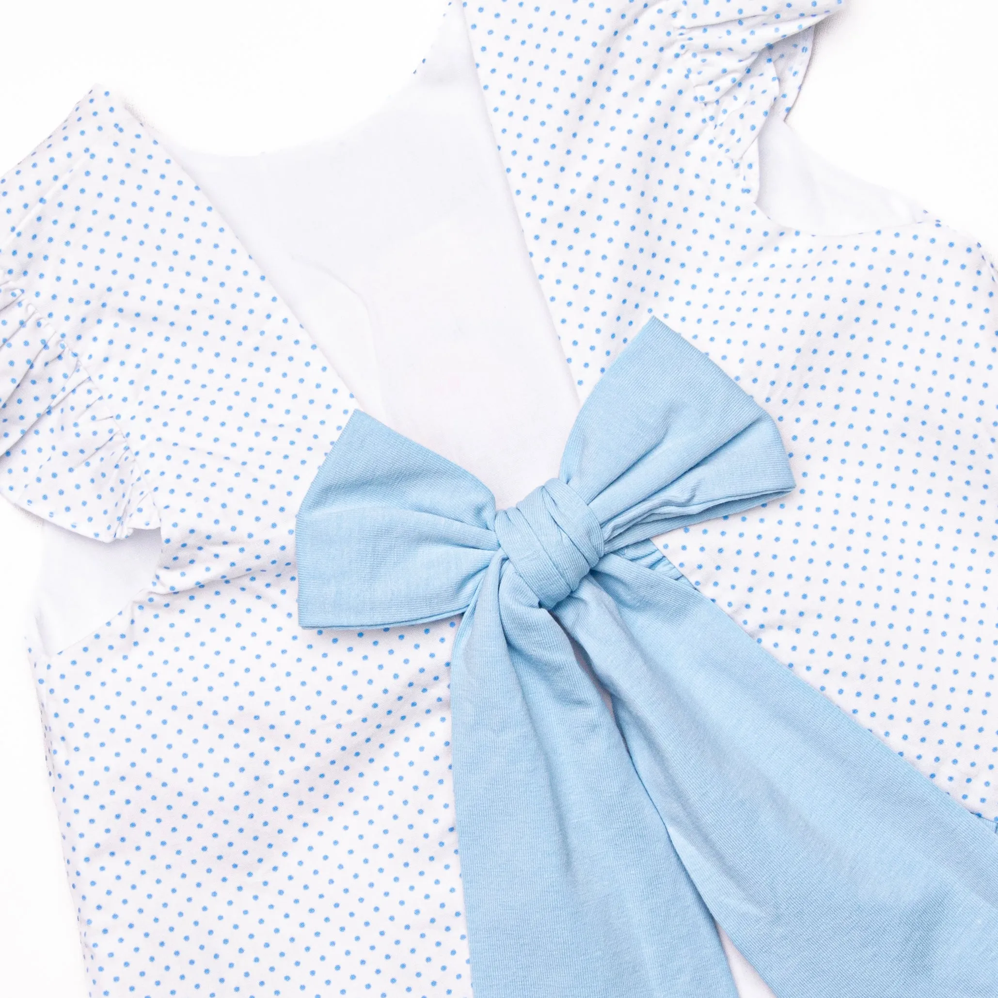Over the Rainbow Smocked Pant Set, Blue