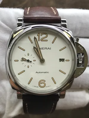 Panerai Luminor Due PAM01046 White Dial Automatic Men's Watch