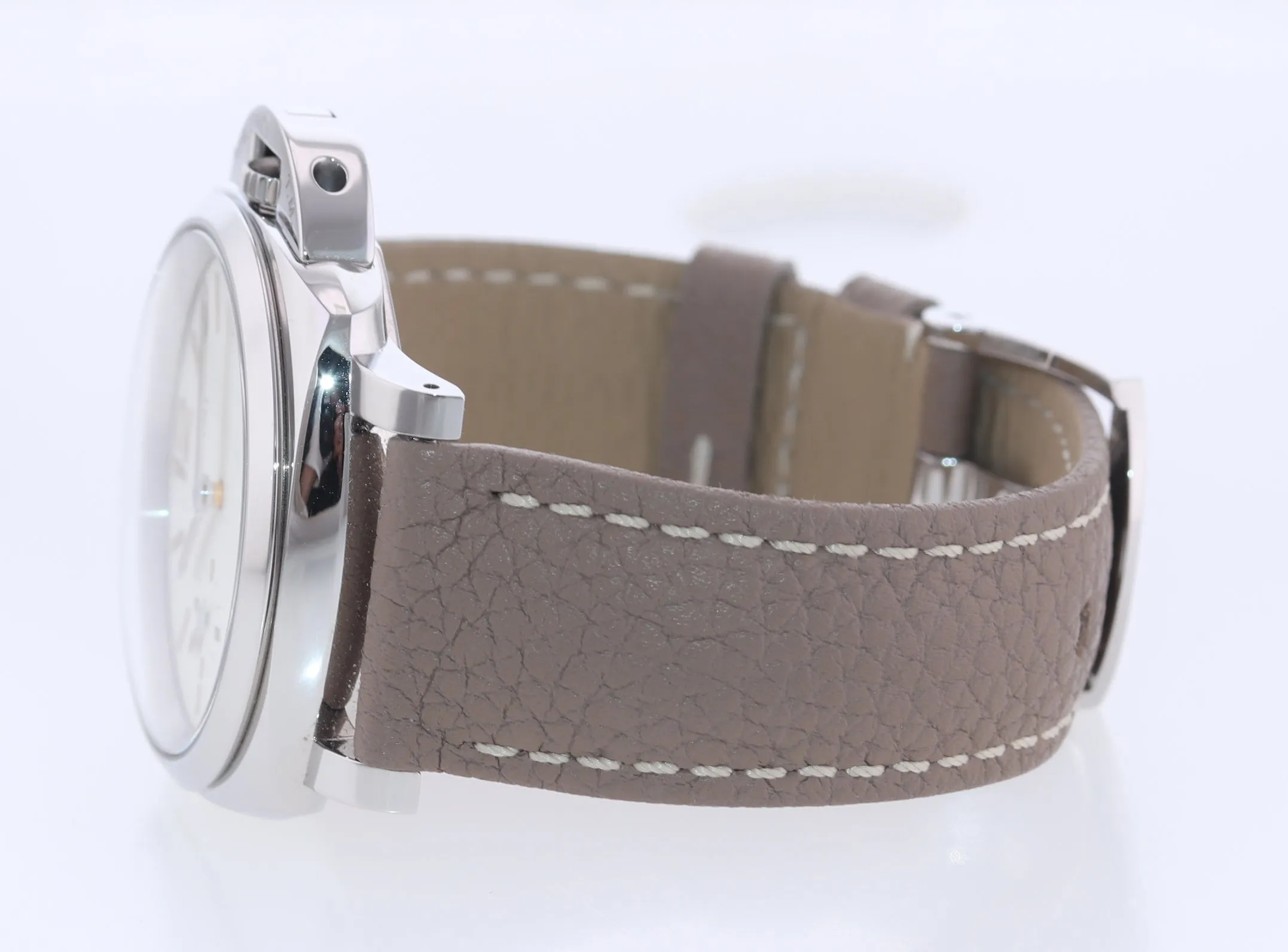 PAPERS Ladies Panerai Luminor Due PAM01043 Steel 38mm Automatic White Watch