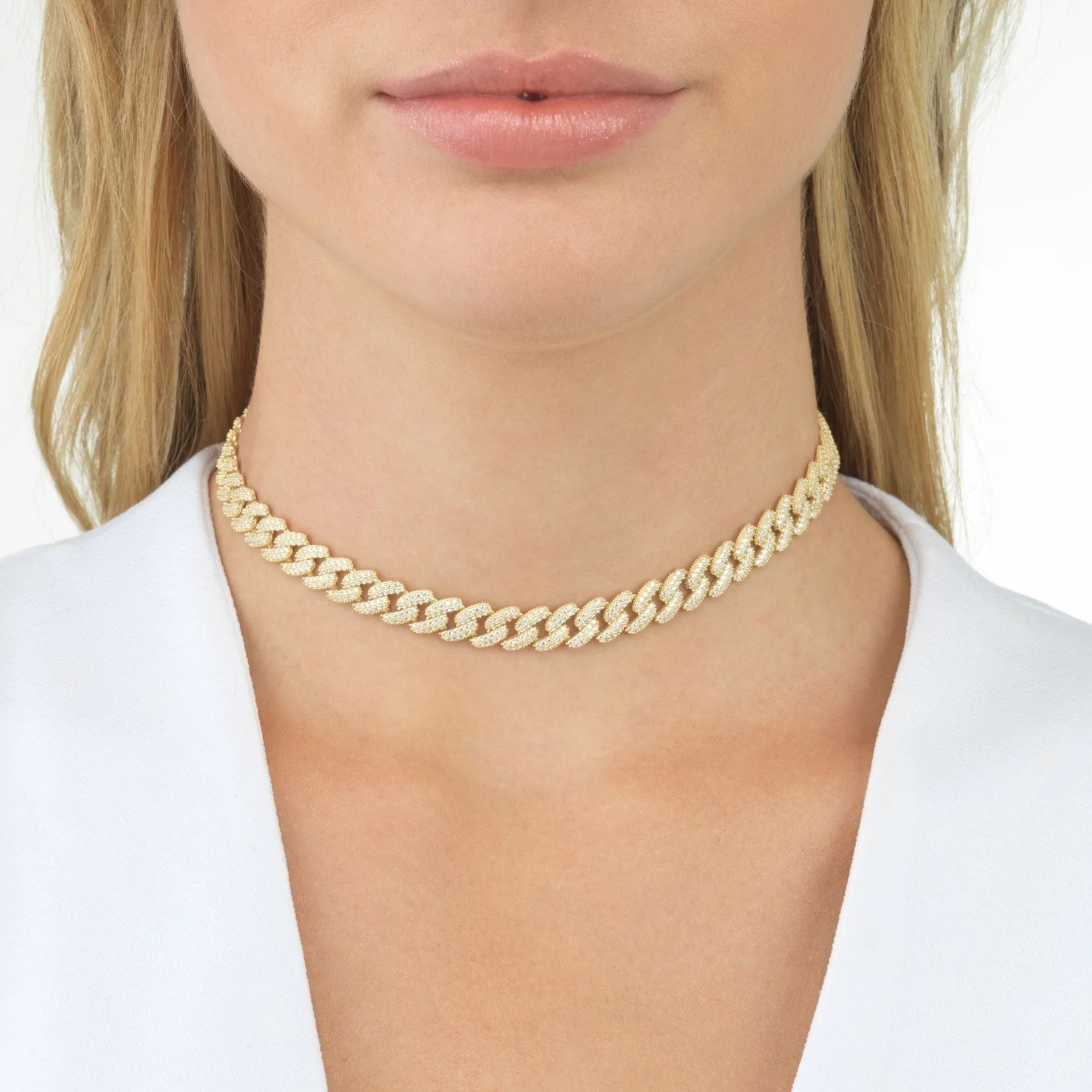 Pavé Chain Link Choker