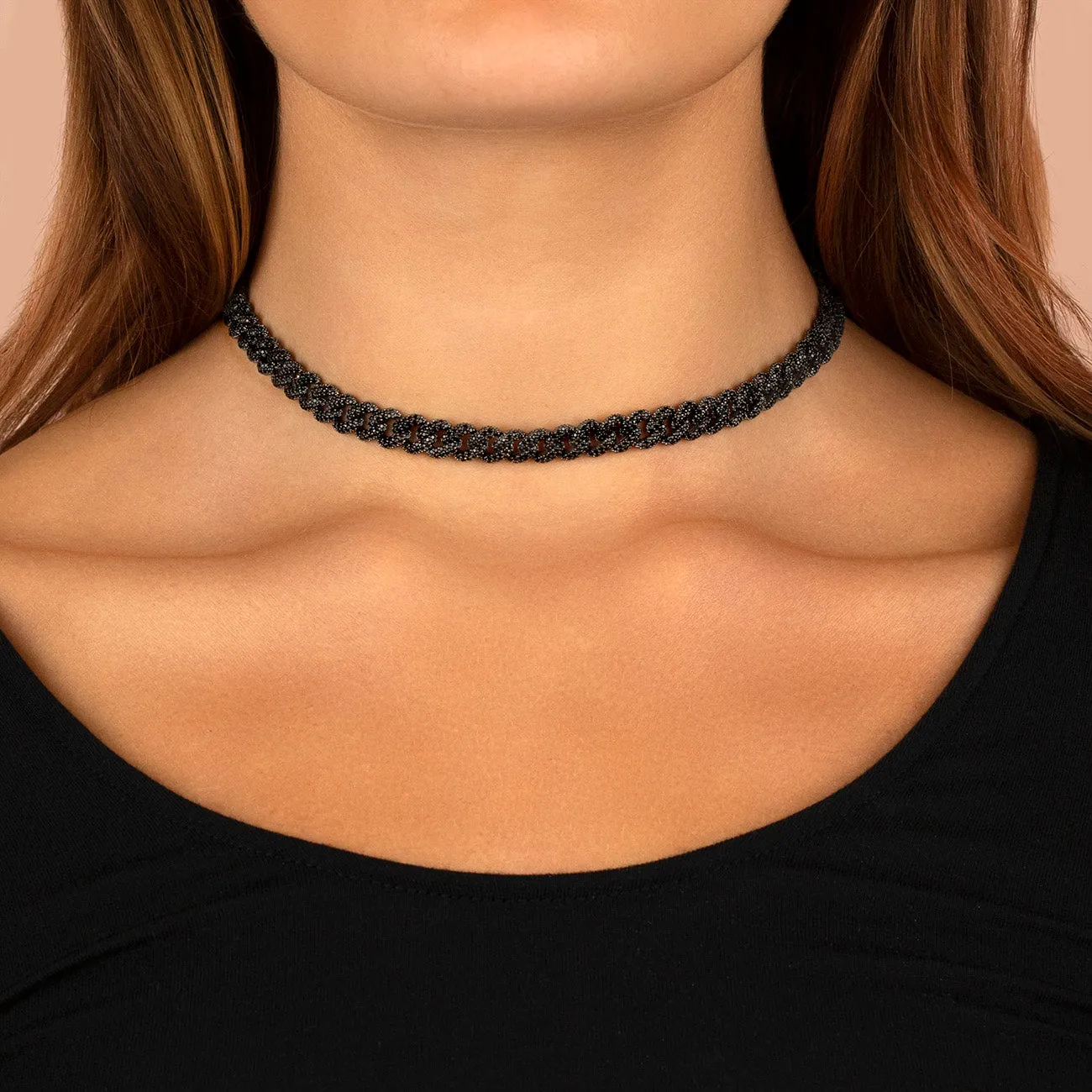 Pavé Chain Link Choker