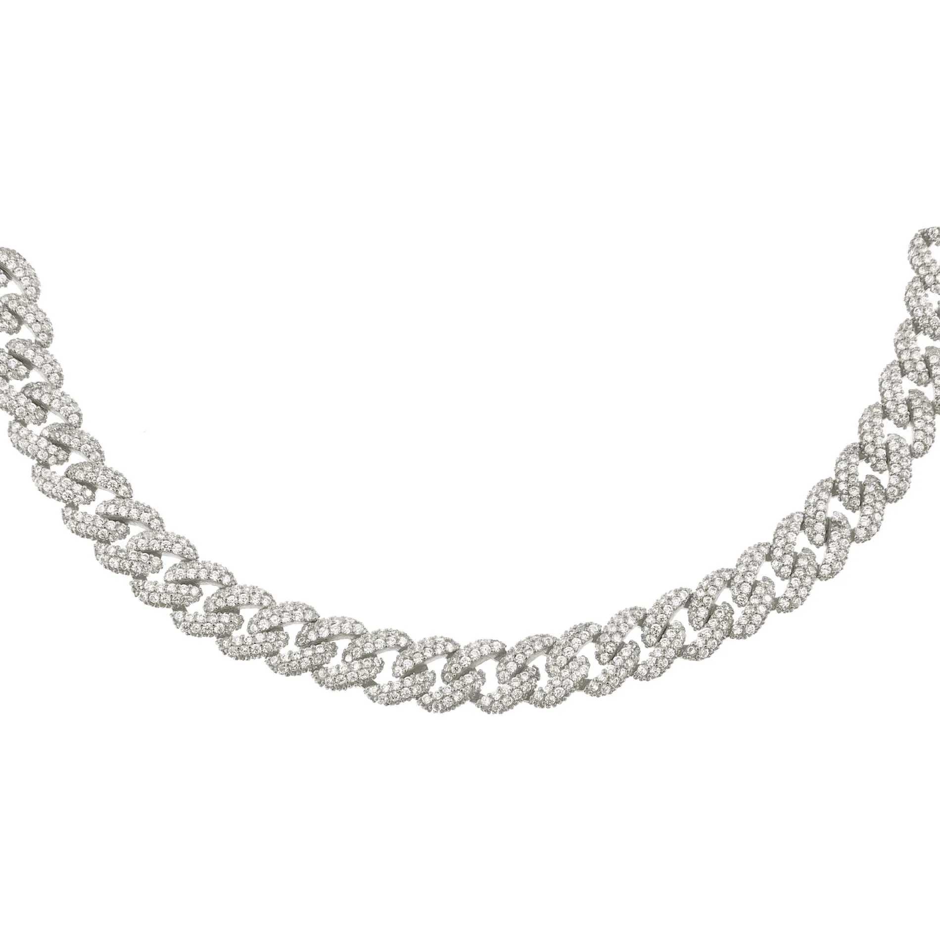 Pavé Chain Link Choker