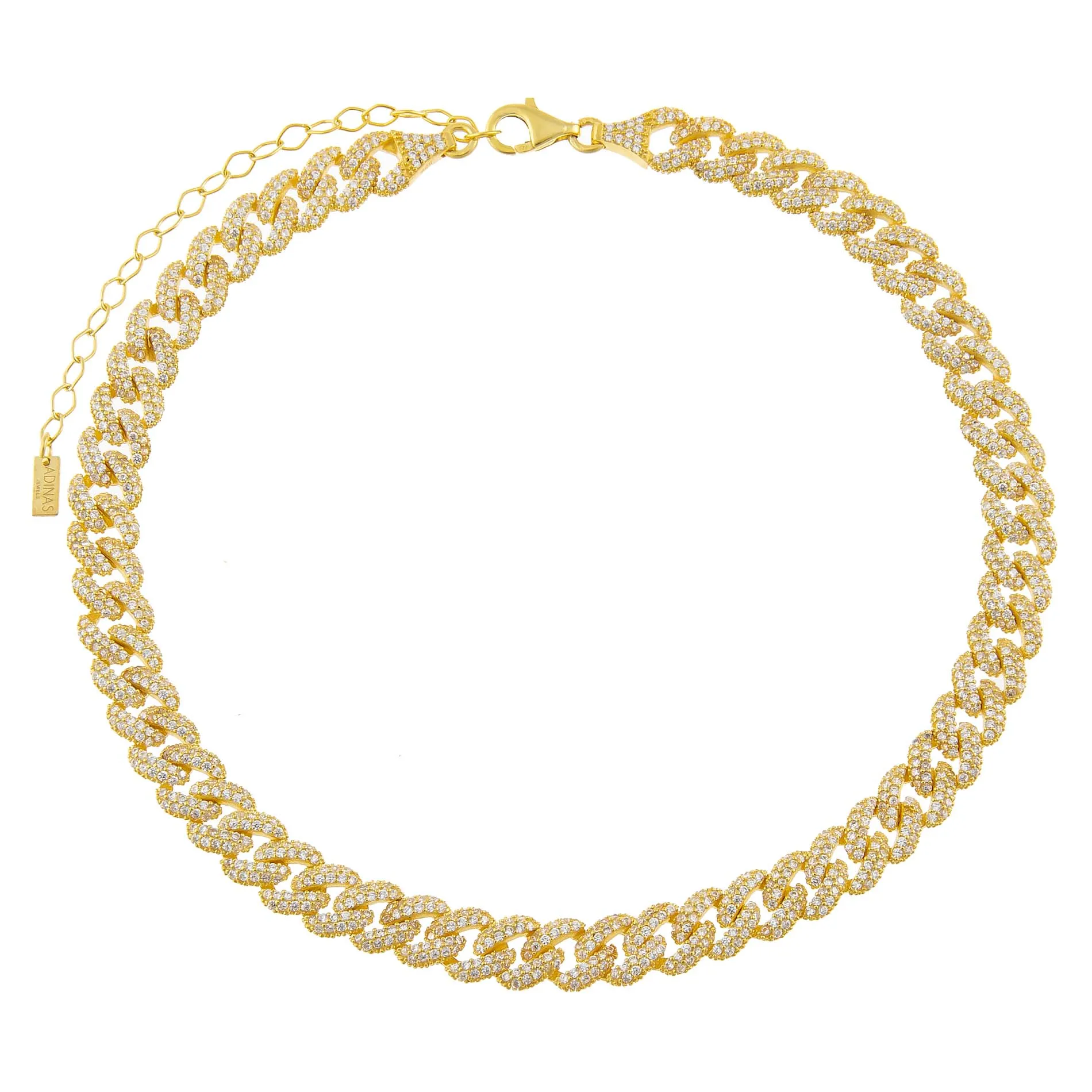 Pavé Chain Link Choker
