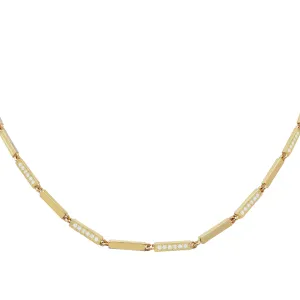 Pavé X Solid Choker