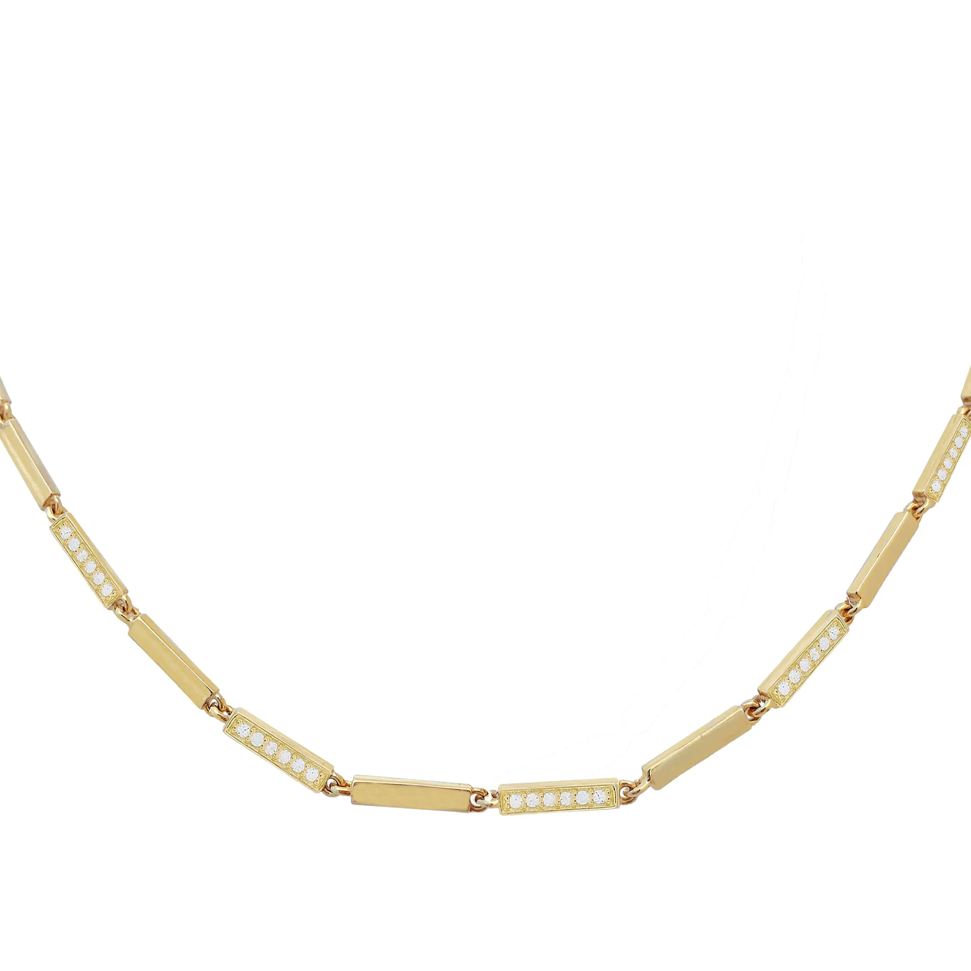 Pavé X Solid Choker