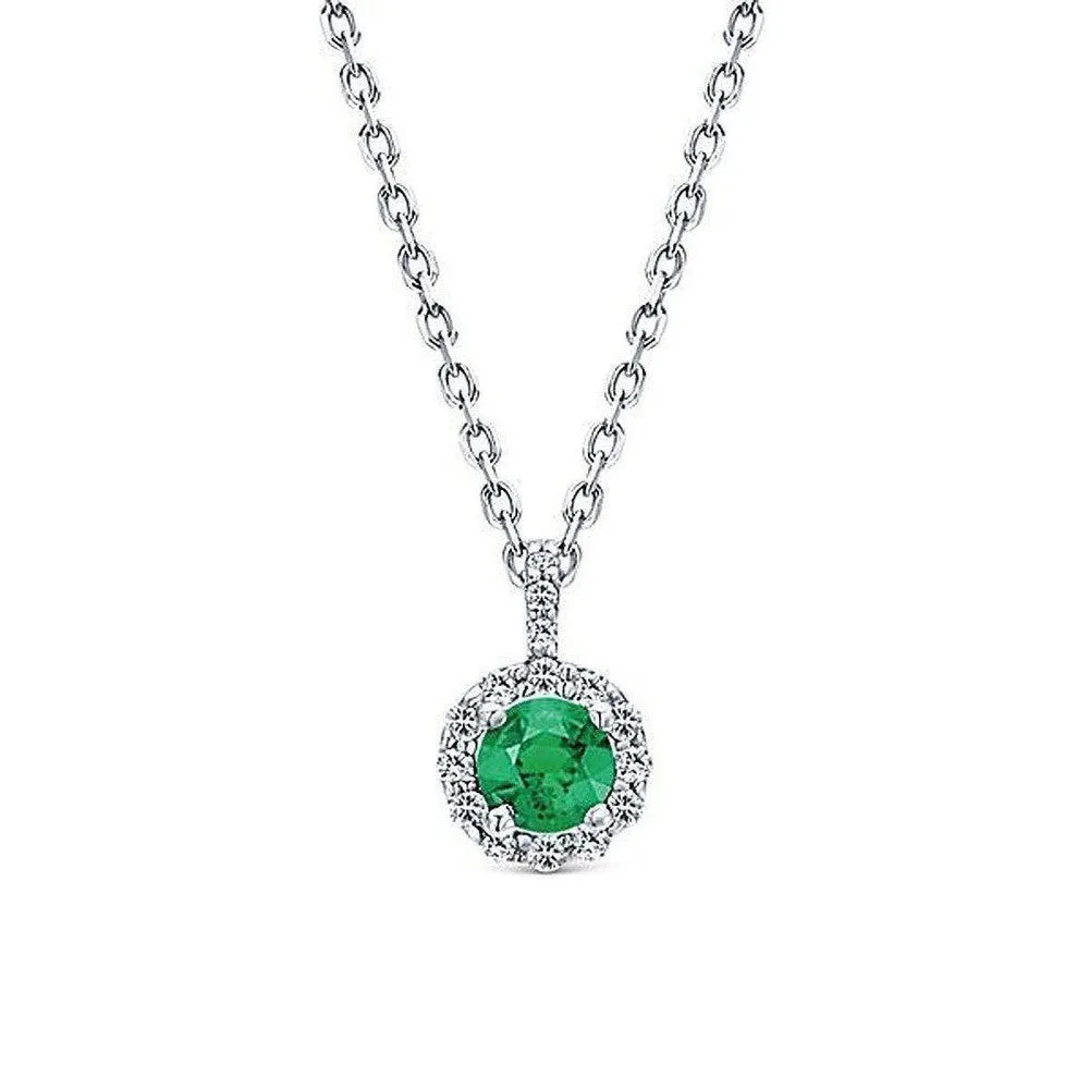 Petite Emerald Pendant