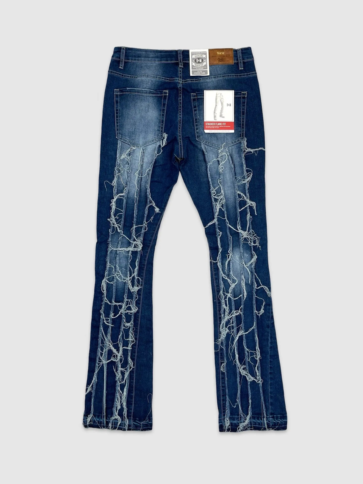 PJ-D403-Premium Stack Flare Fit Pants