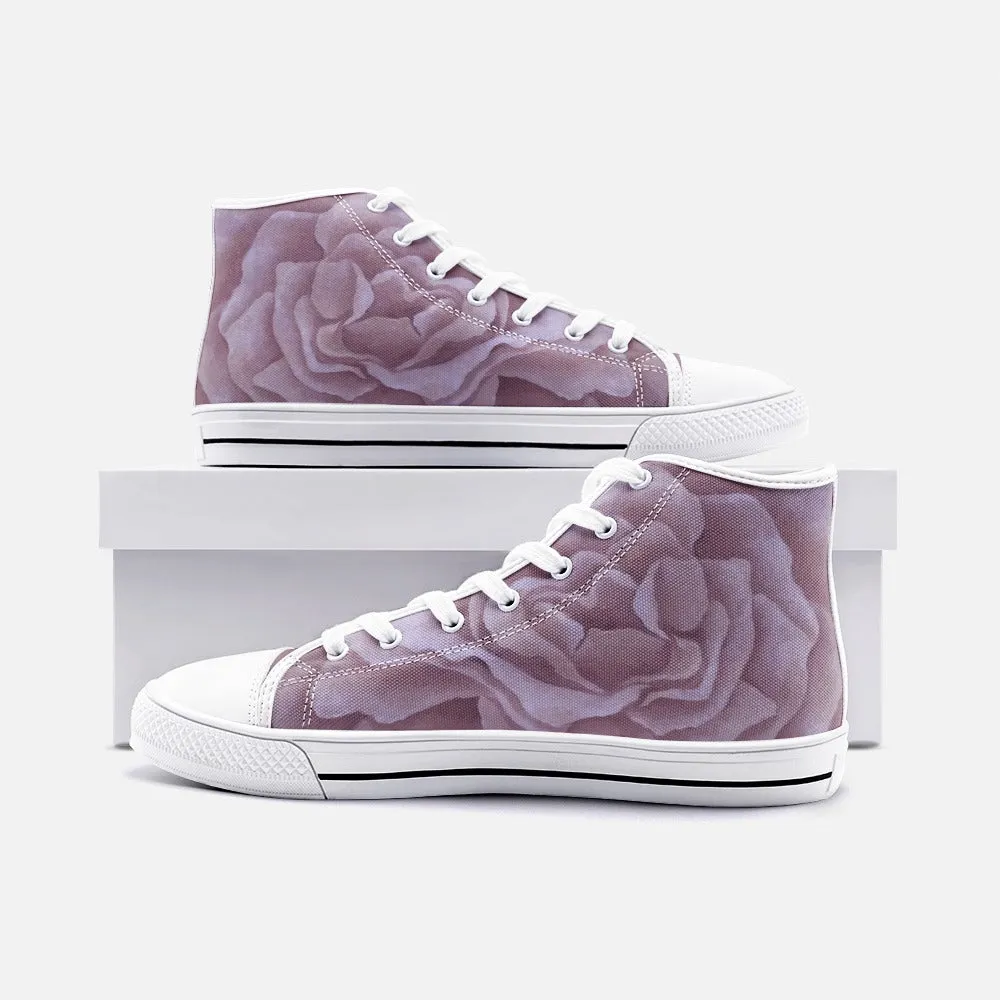 Plum Rose High-top Sneakers