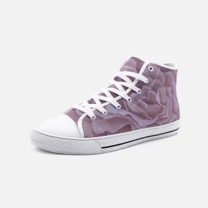 Plum Rose High-top Sneakers