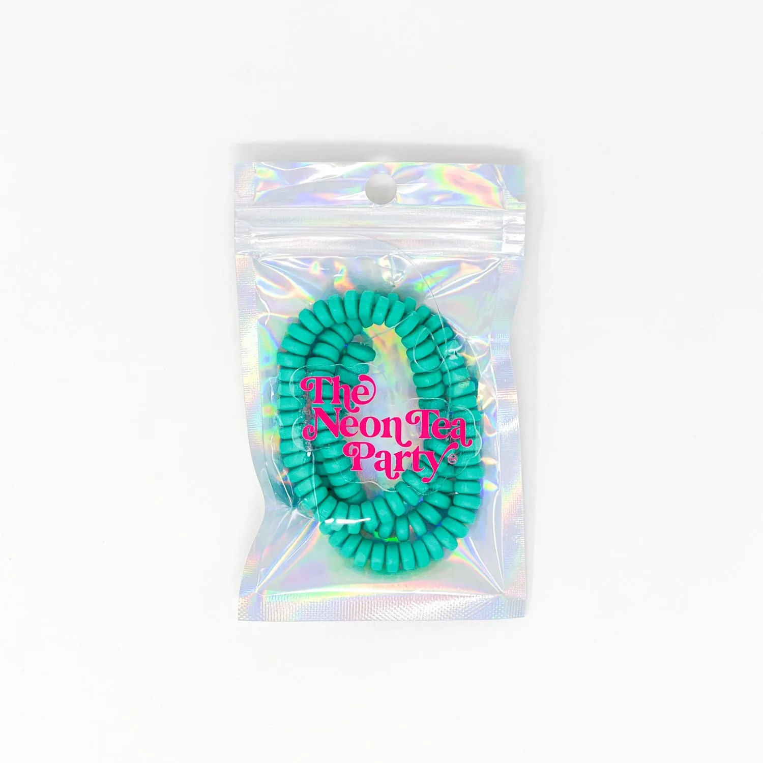 Polymer Clay Rondelle Beads, 6mm - Orange