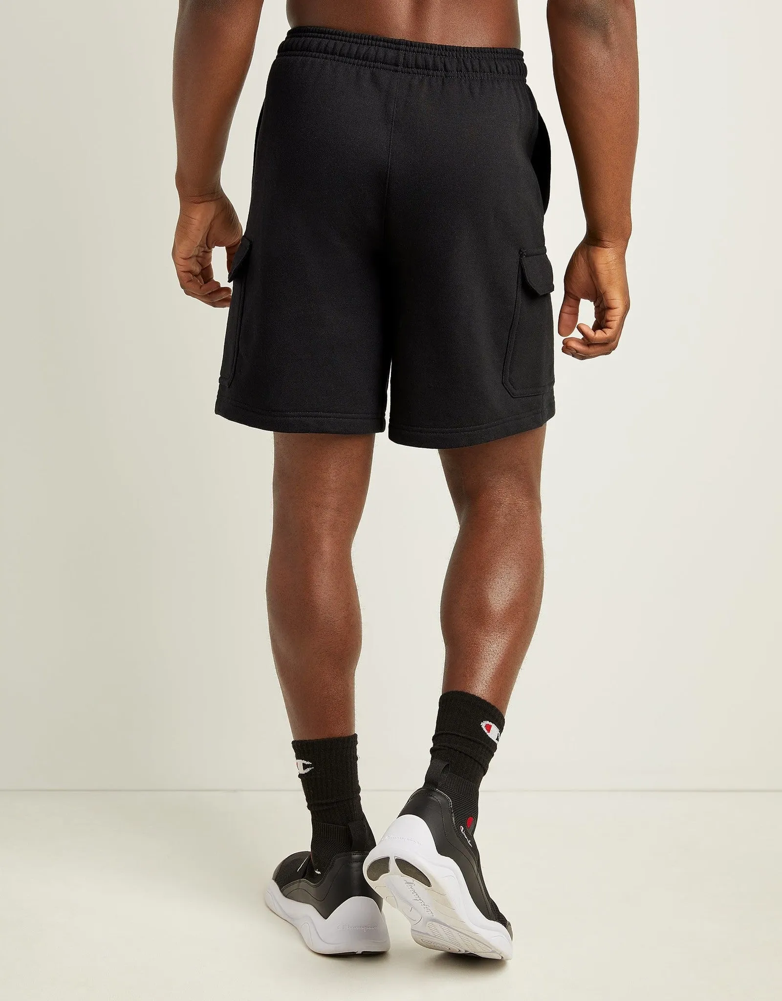 POWERBLEND FLEECE CARGO SHORTS 8" MEN'S