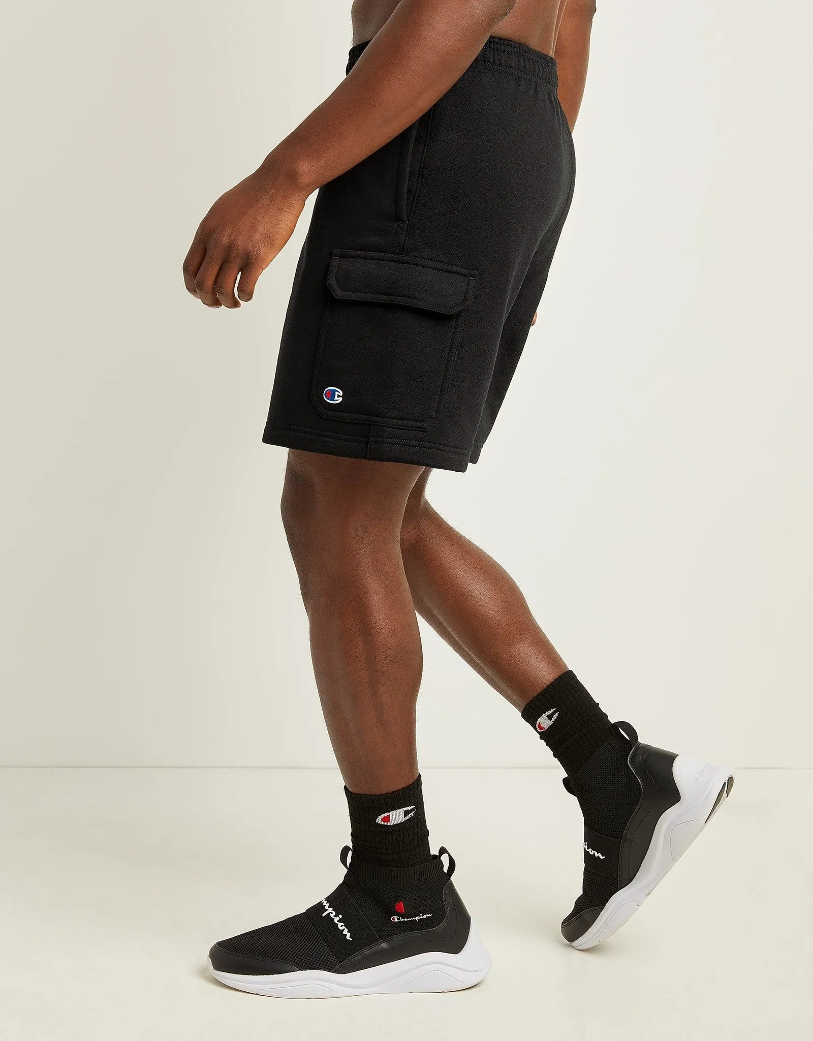 POWERBLEND FLEECE CARGO SHORTS 8" MEN'S