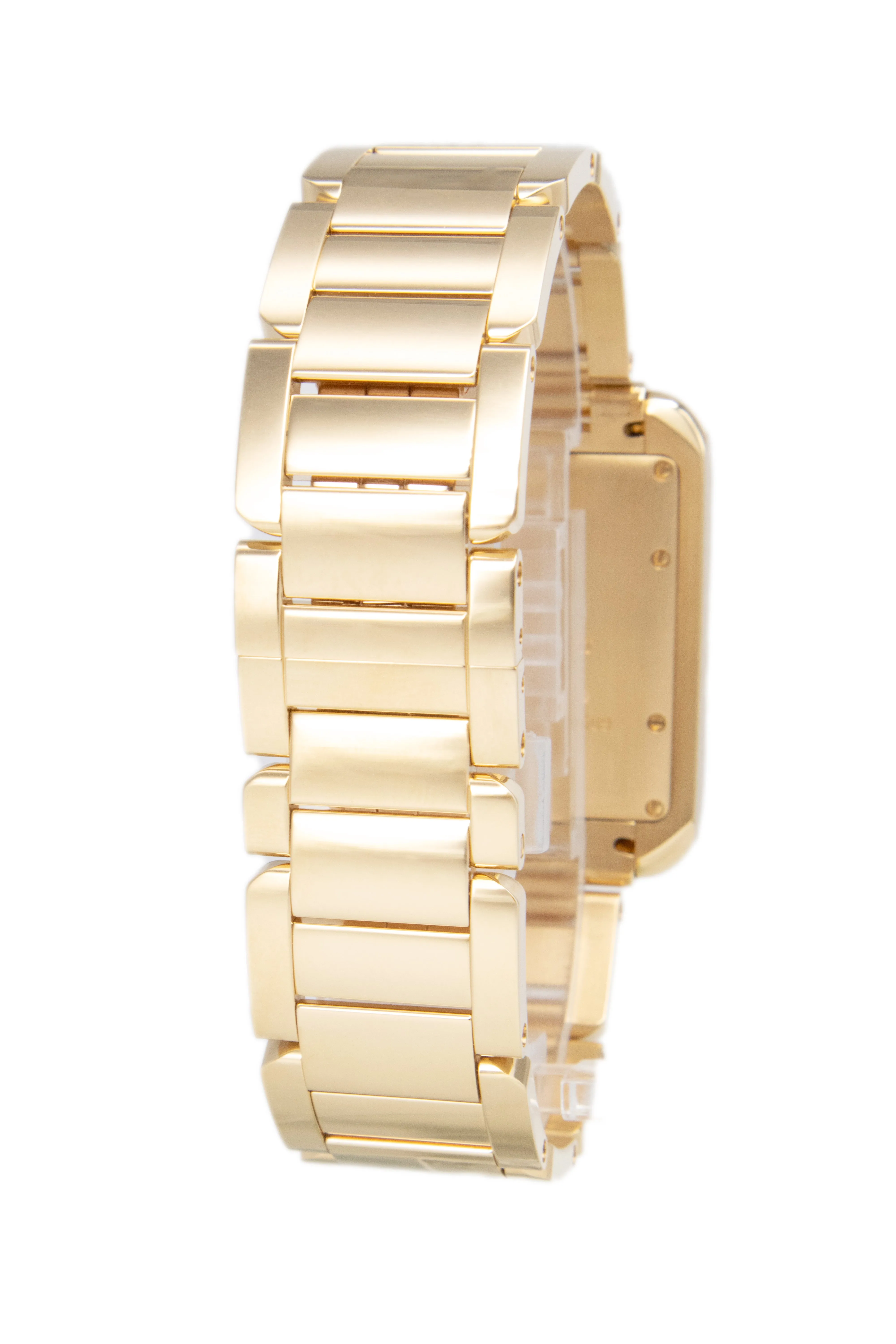 Pre-Owned 18k Yellow Gold Cartier Tank Anglaise - W5310015