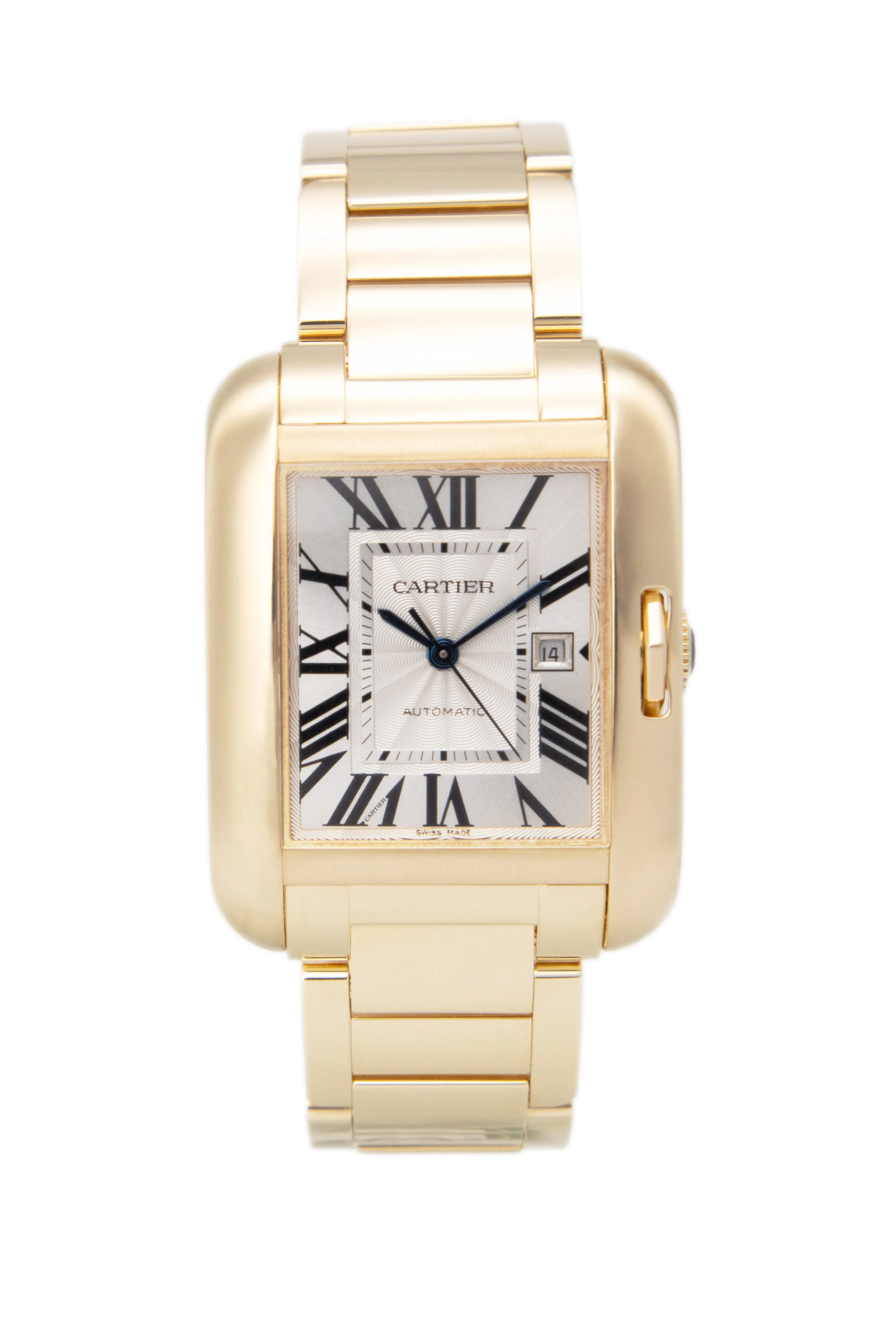 Pre-Owned 18k Yellow Gold Cartier Tank Anglaise - W5310015