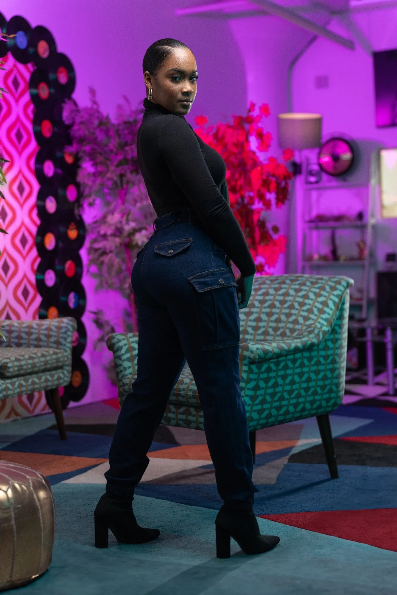 Precious Cargo Denim Pant